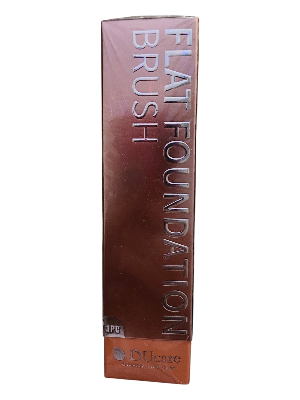 DUcare NIB Flat Foundation Brush - Flat Top KABUKI Rose Gold